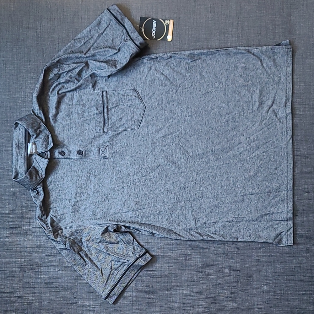 Jockey Polo Shirt w/ Pocket - Blue